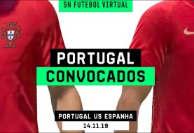 Revelados os convocados de Portugal para o amigável frente à Espanha